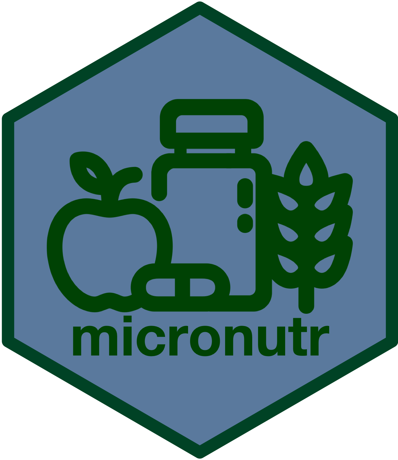 micronutr hex sticker