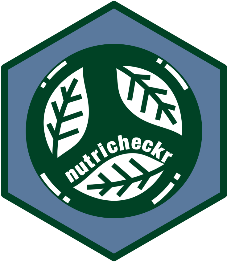 nutricheckr hex sticker