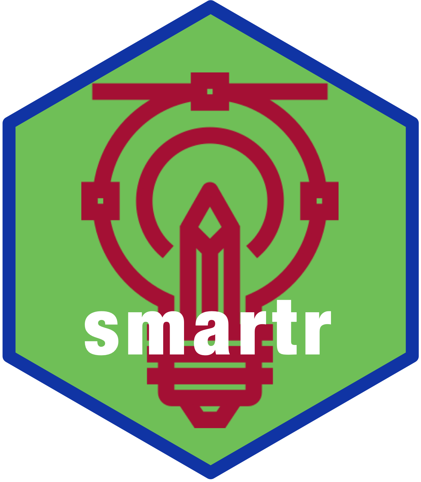 smartr hex sticker
